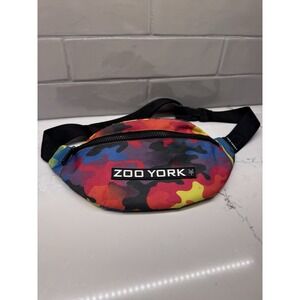 Zoo York Multicolor Camo Fanny Pack Waist Bag Hip Pack Streetwear Adjustable